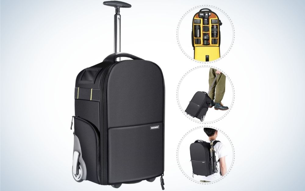 Neewer轮式相机背包是旅行装备的最佳礼物。